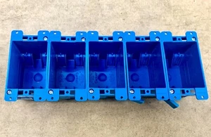 CARLON 1-GANG (14 cu. in.) PVC ALTE ARBEITSKARTON NAGELNEU 5 STÜCK - Bild 1 von 3
