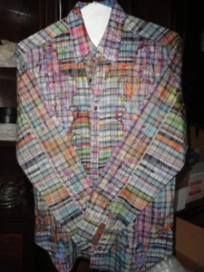Robert Graham Embroidered Long Sleeve Shirt Size Medium - Picture 1 of 8