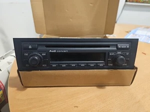 Audi 8P0035186C 1 DIN Autoradio para A3 - Negro - Imagen 1 de 5
