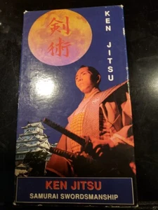 Ken Jitsu Samurai Swordsmanship VHS Black Belt Instructional Preowned - Picture 1 of 4