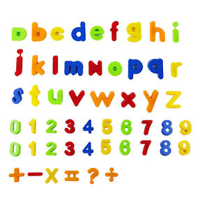 Lower Case Magnetic Letters Alphabet & Numbers Fridge Magnets Toys Kids Learning