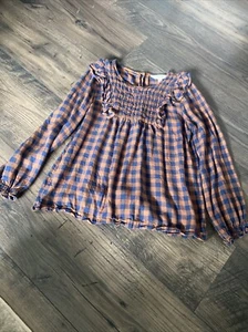 Matilda Jane sz 10 Tunic plaid top - Picture 1 of 7