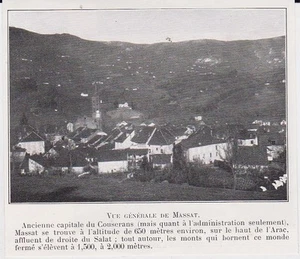 1910 -- VUE DE MASSAT ARIEGE 3J680 - Imagen 1 de 1