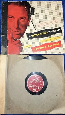 A Victor Borge Program - 4x Shellac 10” Records 78rpm - Columbia (C-111) - Image 1 of 4