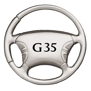 Infiniti G35 Steering Wheel Keychain (Chrome) - Foto 1 di 3