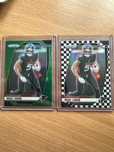 2024 Panini Prizm Drake London Black and White Checker Green Bundle #12 - Bild 1 von 2
