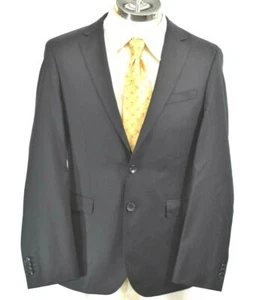 Hugo Boss Herren schwarz Stretch Schneiderei Super 120 extra Borte Passform Wollblazer 38R - Bild 1 von 8