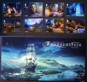Trikot Briefmarken: ""Mary Shelley's Frankenstein"" Präsentationspaket postfrisch 8v Set 2018 - Bild 1 von 6