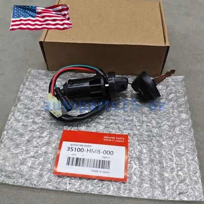 New New Ignition Key Switch For Honda 250 Recon 250 TRX250TE TRX250TM 02-17 ATV Foto 1 de 4