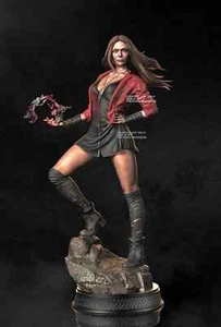 Scarlet Witch (Wanda Maximoff) Statue 3D Print Unpainted/Unassembled - Picture 1 of 7