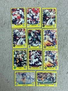 1978 Fleer NFL 11 Karten Lot Steel Curtain Bears Jets Colts 2 Double - Bild 1 von 8