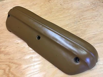 1969 1970 FORD MUSTANG  DOOR PANEL ARM REST OEM TAN USED c9zb - Image 1 of 2