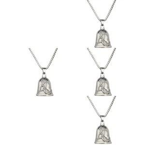 Punk Bell Vintage Bell Bell Crafts Necklace Bell Charm Gothic Bell - Picture 1 of 12