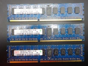 Hynix 6GB (3x2GB) DDR3 HMT125R7TFR8C-H9 T2 AB PC3-10600R-9-10-B0 ECC #R989 - Bild 1 von 3