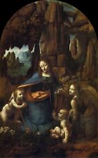 Leonardo Da Vinci Virgin of the Rocks Poster 11x17 Free Shipping