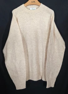 Smith's of Bermuda Scottish Shetland Wool Sweater - Crewneck - Beige - Sz XL* - Picture 1 of 3