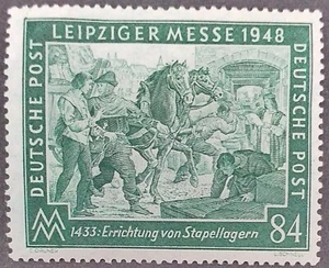 Germany 1948 American-British-Soviet occupation - Three zone Stamp 84 mark 1948 - Picture 1 of 4