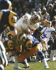 Photo signée Bill Simpson Rams 8x10 Los Angeles Pro Bowl #48 autographe
