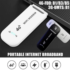 4G LTE Unlocked USB Dongle Modem Wireless WiFi Adapter 150M, Card Hotspot I4B1 - Picture 1 of 15
