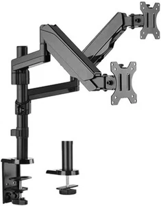 Dual Monitor Full Extension Gas Spring Dual Monitor Arm Fit Most 17"-32" Monitor - Picture 1 of 1