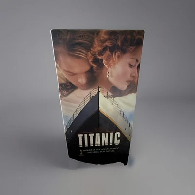 Titanic Widescreen Two VHS Cassette Box Set Best Picture 2 Academy Awards - Image 1 of 4