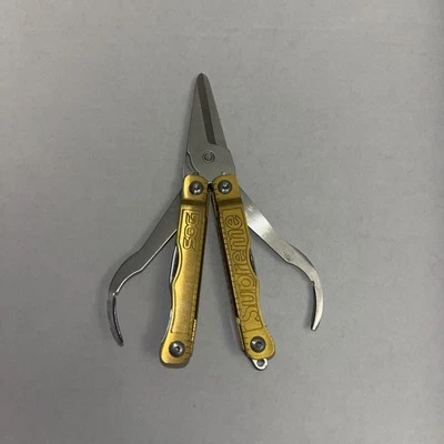 SOG Supreme Gold Snippet Compact Scissors Multi Tool Folding Knife C1040 - Image 1 of 2