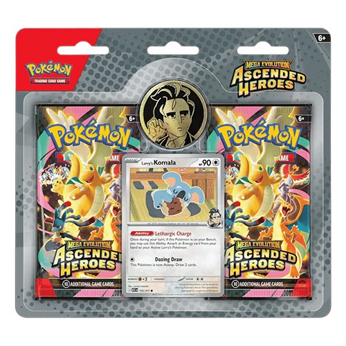 Pokemon Mega Evolution Ascended Heroes 2-Pack Blister Erika