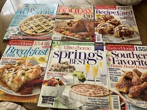 Taste of Homes Holiday & Collector’s Cooking Recipe Magazines Lot Of SIX - Foto 1 di 13