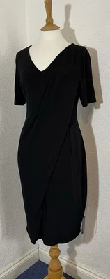 BNWT Twiggy M&S Size 12 Dress Black Full Lined Elegant Wedding Formal Evening860 - Image 1 of 4