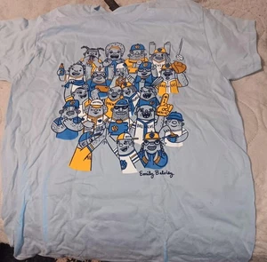 2025 MILWAUKEE BREWERS 8/12 ARTIST SERIES T SHIRT SGA GIVEAWAY BASEBALL SZ XL - Picture 1 of 1