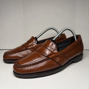 GH Bass Weejuns Penny Halbschuhe Herren Größe 7 1/2 D Leder Braun Slipper Schuhe USA - Bild 1 von 8