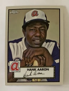 Hank AARON 2021 Topps Chrome Platinum Anniversary #678 Atlanta Braves - Bild 1 von 3