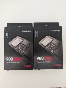 Samsung 2TB 980 Pro PCIe4.0 NVMe M.2 SSD 7000 MB/s Unopened Brand New Quantity 2 - Afbeelding 1 van 3