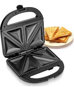GEEPAS Tostadora y Sandwichera 2 Rebanadas, Antiadherente, Fácil Limpieza, 750W - Imagen 1 de 4