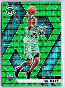2024-25 Panini Mosaic Tre Mann Green Mosaic Prizm #113 Hornets - Foto 1 di 10