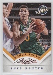 2013-14 Panini Prestige Red Bonus Shots Enes Kanter #91