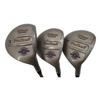 Wilson Pro Staff Damen Oversize Fairwayholz 3 Schläger Bundle RH Golfschläger - Bild 1 von 4