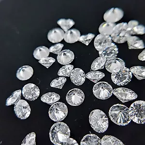 Lote de 2 mm de diamante cultivado en laboratorio CVD 2 mm redondo D F-IF certificado diamante suelto - Imagen 1 de 7