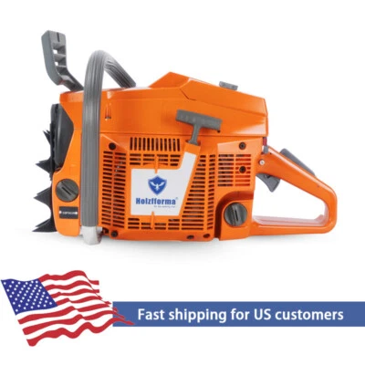 Holzfforma Orange 119cc G3120 Gasoline Power Head Chainsaw Without Bar & Chain - Image 1 of 4