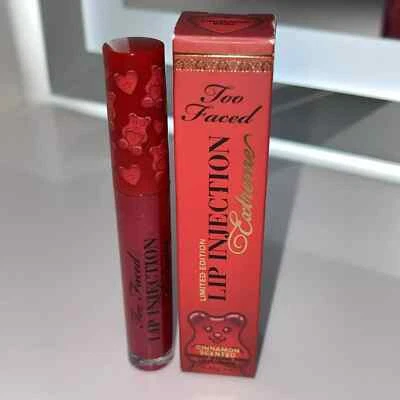 Too Faced Lip Injection Extreme Limited Edition Cinnamon Scented 4g / .14 oz NIB - Image 1 of 3