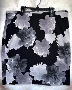 Calvin Klein Floral Skirt Size 14P Business Casual Church Brunch - Picture 1 of 8