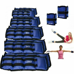 PESI CAVIGLIE E POLSI SPORT FITNESS POLSIERE CAVIGLIERE 1Kg 2KG 3kg 4KG 5KG 6KG - Foto 1 di 16