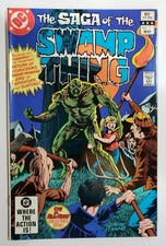 The Saga of Swamp Thing #1 DC Comics 1982 - Bruce Jones Dan Spiegle VF+ @