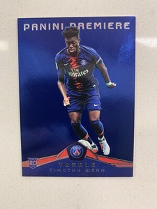 2018-19 Panini Treble TIMOTHY WEAH #191 Rookie! BLUE Color Match! RC /75 🇺🇸🔥