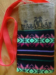Mr. Lionso Restaurant Tequila Wine Bottle Cloth Bag Mazatlan Mexico Playa Bruja - Picture 1 of 5