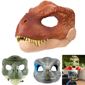 Jurassic Velociraptor Dinosaur Dino Moving Dino Maske, Dinosaurier Maske Prop - Bild 1 von 7