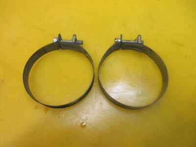 OEM 2015 SKI-DOO SKIDOO GSX 600 E-TEC AIR INTAKE REED BLOCK CAGE CLAMP SET OF 2 - Image 1 of 3