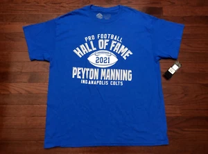 NEW PEYTON MANNING HALL OF FAME T SHIRT MENS XL FOOTBALL INDIANAPOLIS COLTS v - Picture 1 of 6