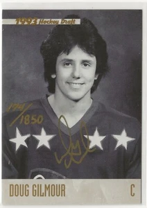 1993 autógrafos clásicos #AU4 Doug Gilmour 174/1850 1993 hockey draft automático - Imagen 1 de 2