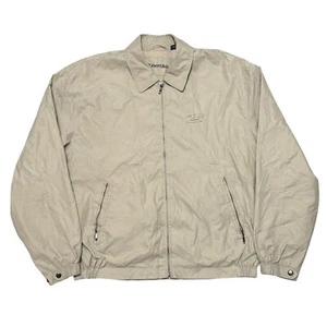Vintage Playstation 2 Jacket Large Beige Video Game Promo Windbreaker Pockets - Picture 1 of 20